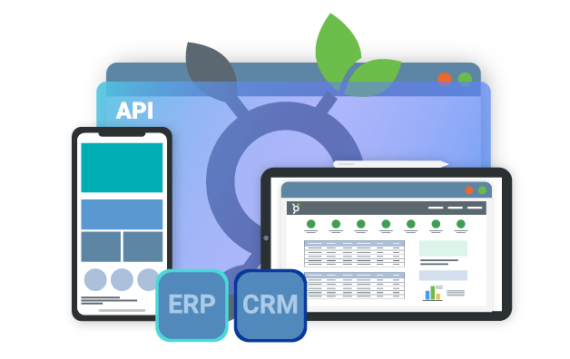 API, ERP, and CRM.