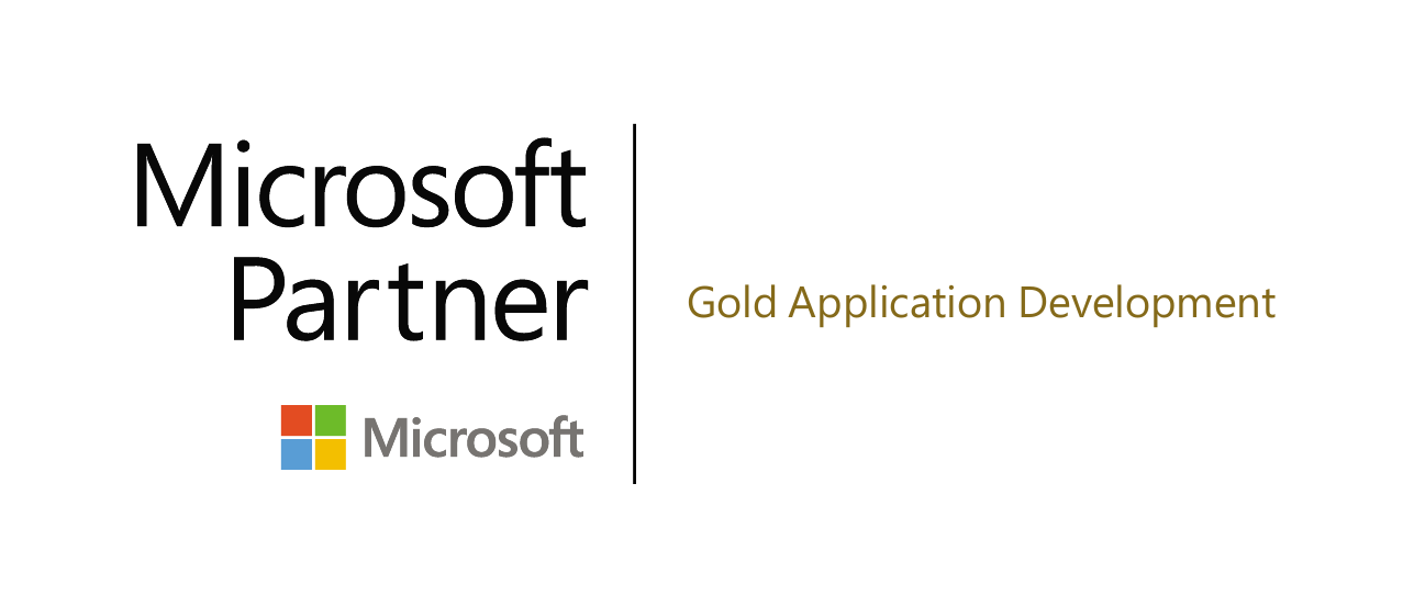 Microsoft Partner Gold Application Development badge.