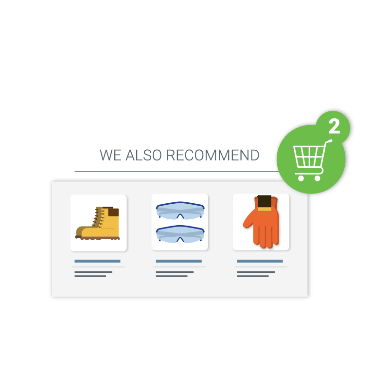 Illustration of Znode, Promote and boost products with site search.