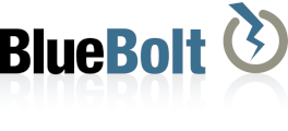 BlueBolt logo.