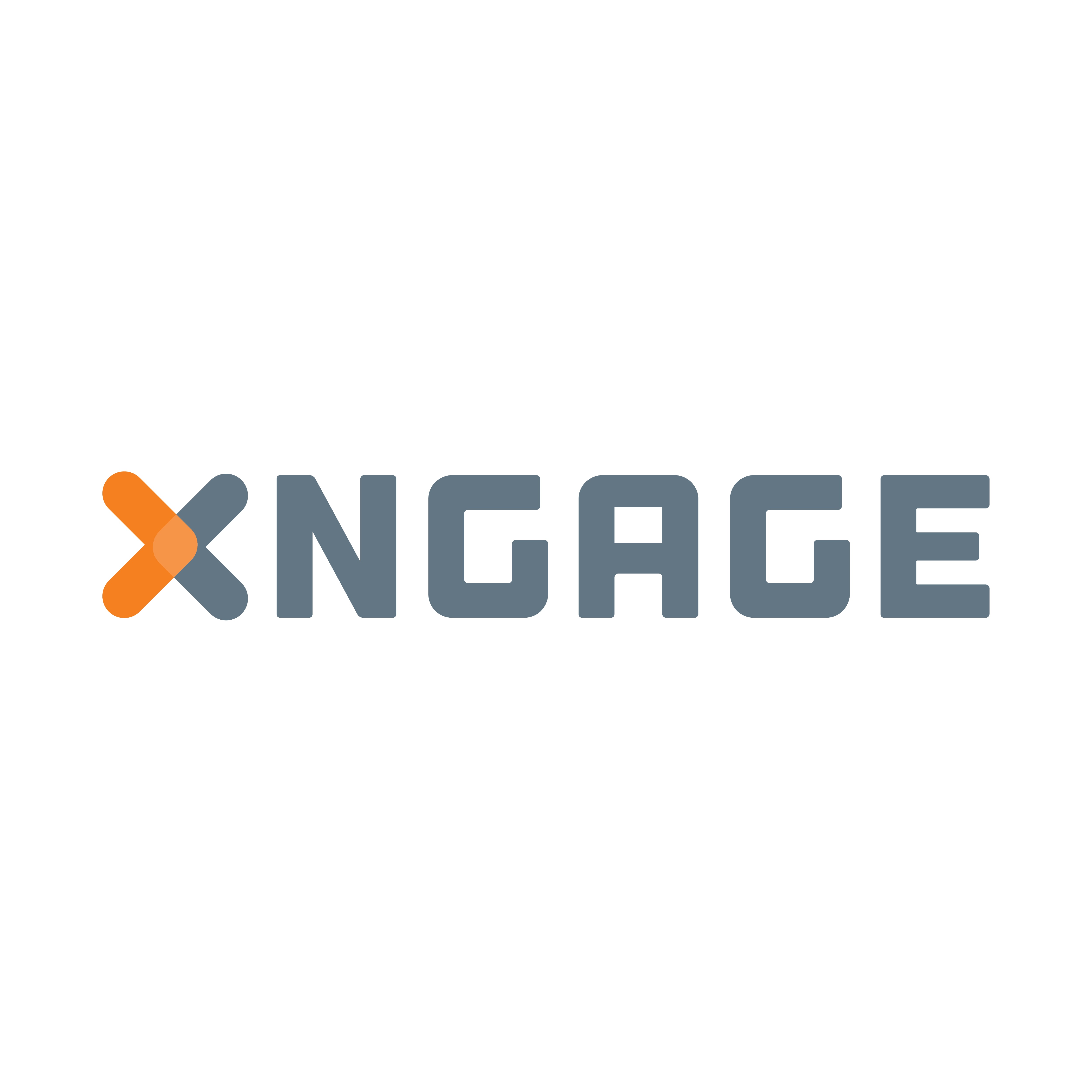 Xngage logo.